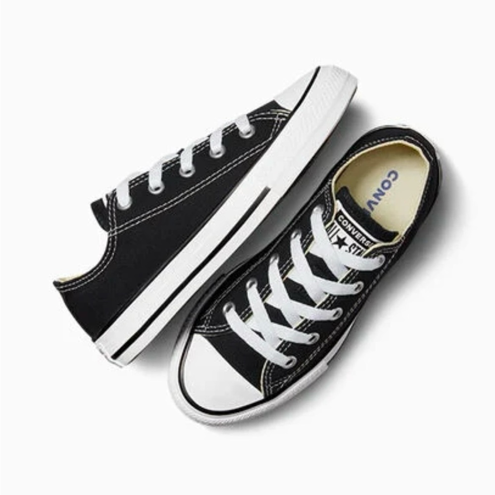 Converse Kids Black Canvas All Star. Size 12